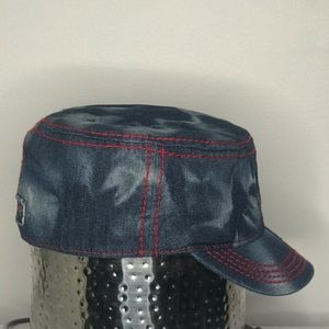 NWOT DANIEL CREMIEUX JEAN MILITARY STYLE HAT L